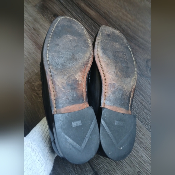 Allen Edmonds Maxfield tassel loafers Black Brown Leather Size 8 D - Picture 6 of 8